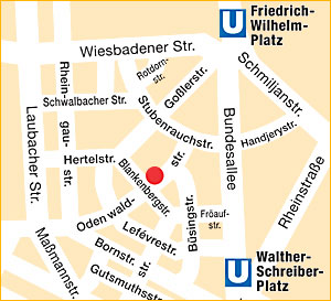 Lageplan Physiotherapiepraxis
